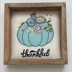 THANKFUL SIGN
From Total Home Ltd
Blue stitched beaded pumpkin